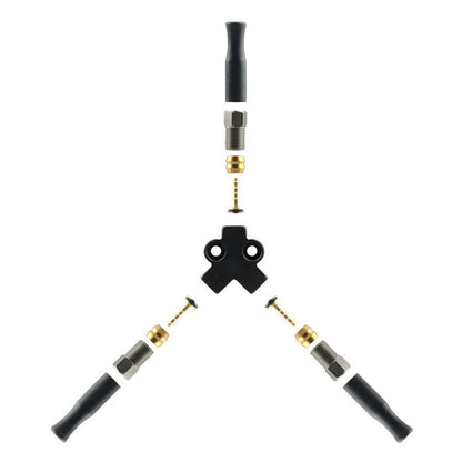 1-to-2 Adapter Brake Line Converter for Bicycles - Aluminum Dual Output