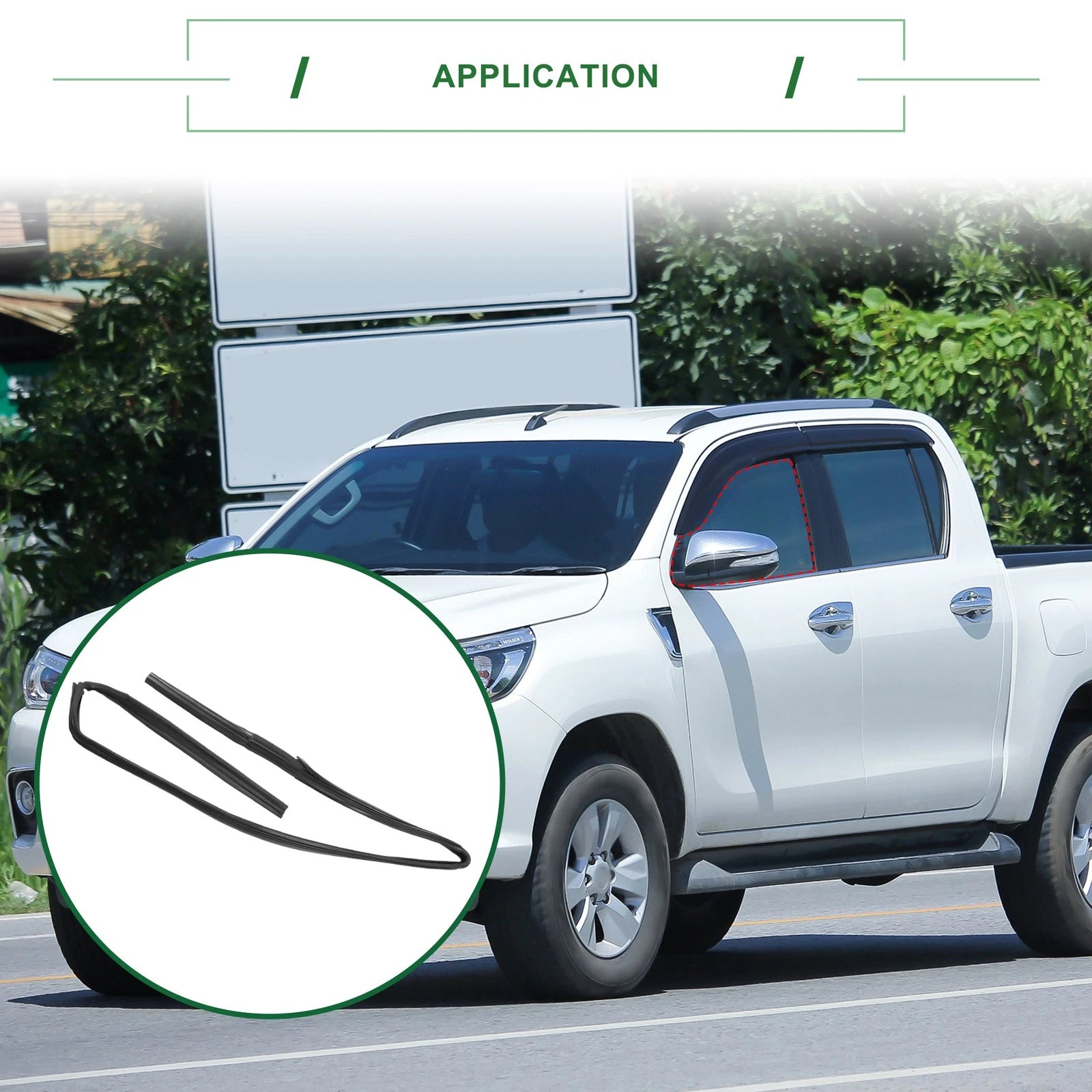 Front Left Door Window Run Channel Seal Strip for Toyota (2003–2009)