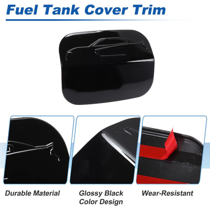 Fuel Tank Cover Trim for Dodge Charger (2011–2024) Bright Black