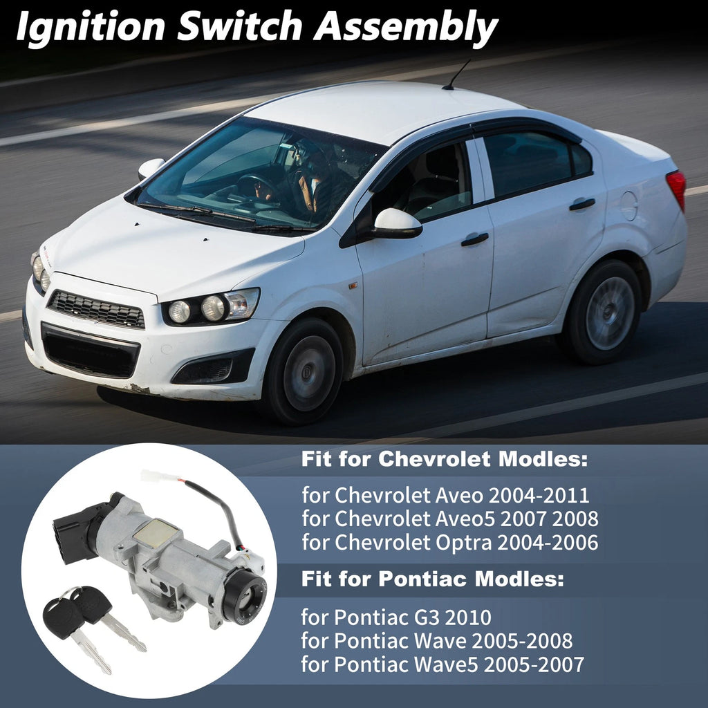 Ignition Lock Cylinder Replacement for Chevrolet Aveo (2004–2011)