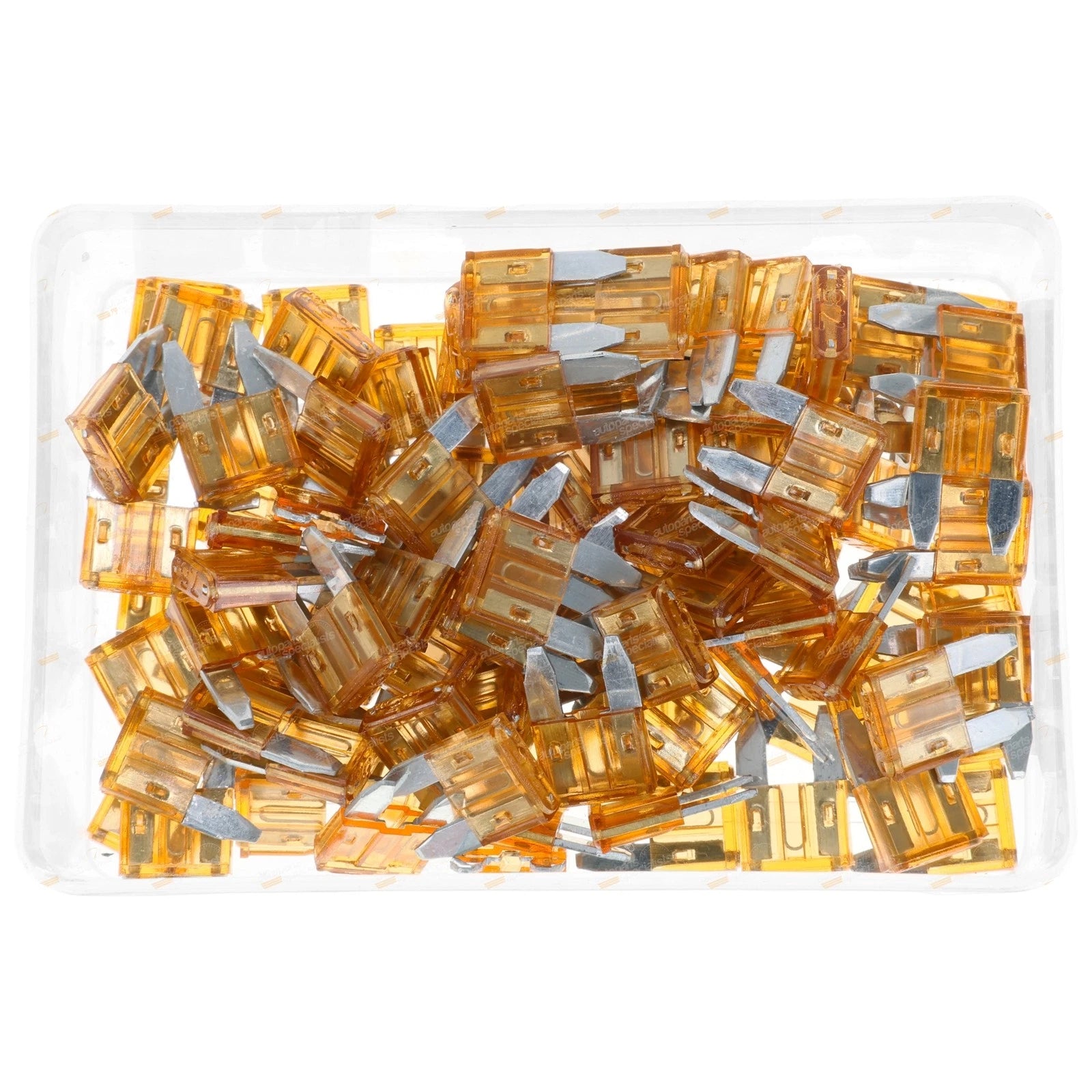 Pack of 100 Mini-Blade ATM Fuses 7.5 Amp for Universal Use