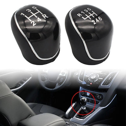 5 Speed Gear Knob for Ford C-Max, Focus Mk2, Mk3, Kuga, S-Max (2003–2023)
