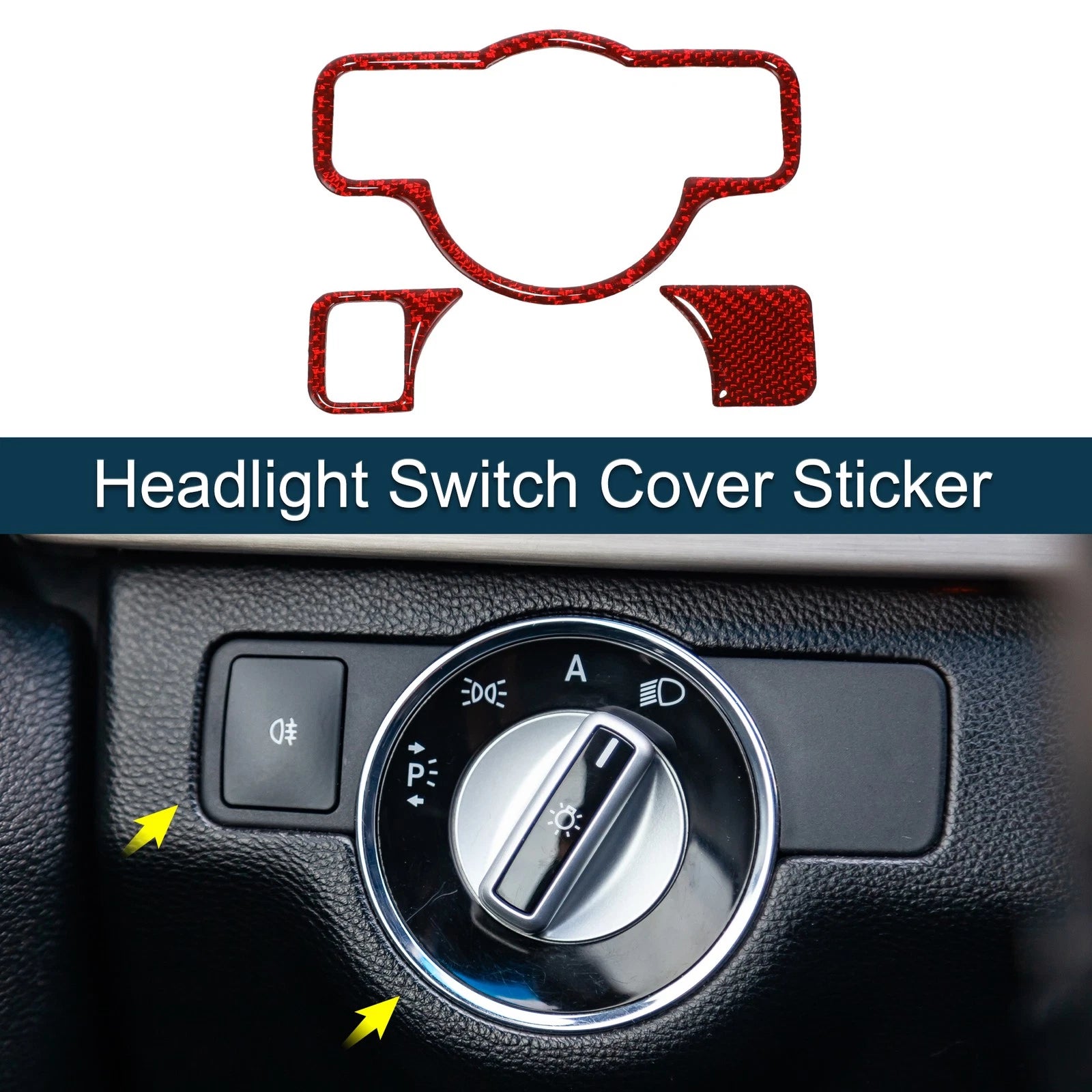 Headlight Switch Cover Replacement for Mercedes-Benz A B C E G Class (2013–2020)