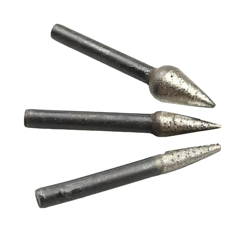 Taper Sintered Diamond Grinding Head for Stone Engraving (6~12mm)
