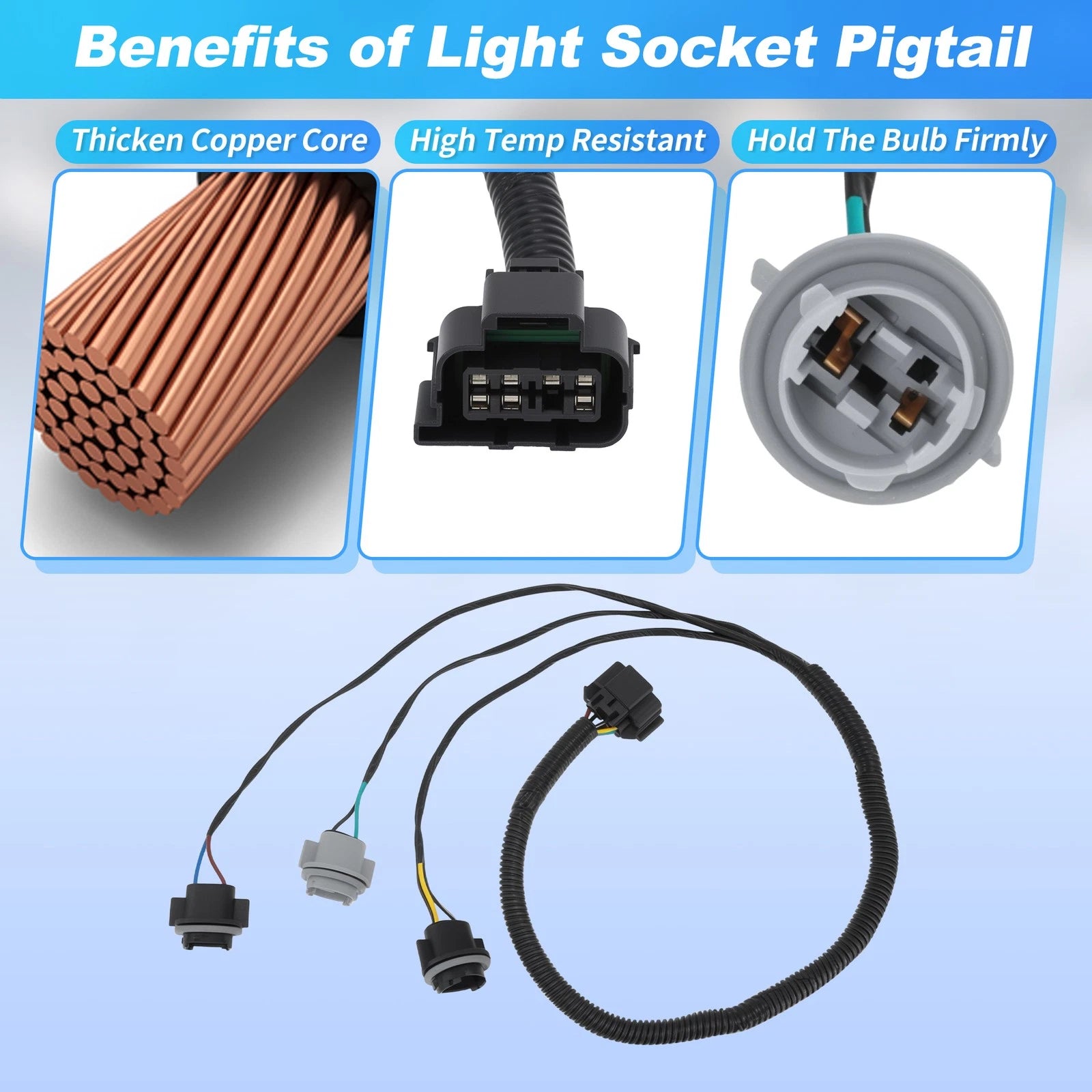 Passenger Side Tail Light Wiring Harness for Cadillac Escalade ESV (2007–2014)