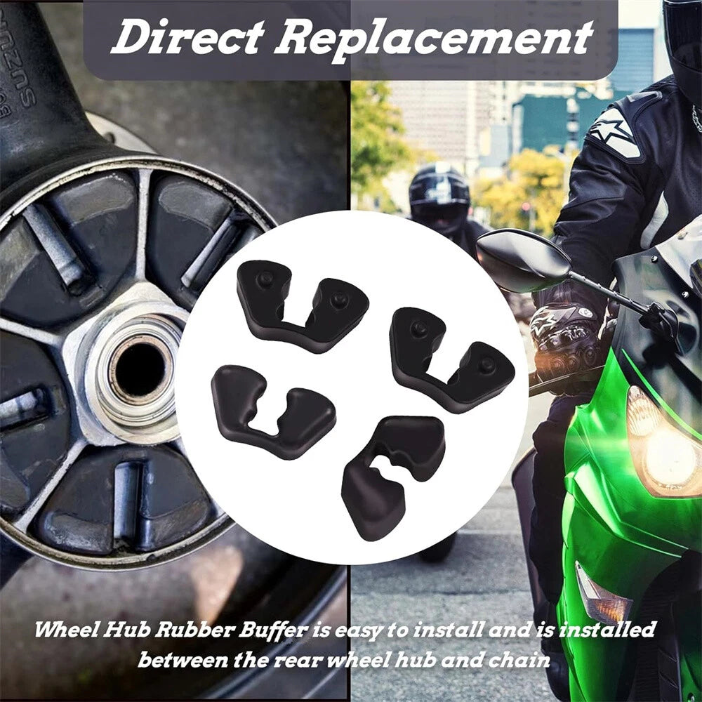 Rear Wheel Hub Damper Rubber Buffer for Kawasaki Ninja ZX14/ZX14R (2006–2011)
