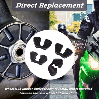 Rear Wheel Hub Damper Rubber Buffer for Kawasaki Ninja ZX14/ZX14R (2006–2011)