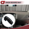 Dashboard Dash Cover Mat for Volvo V40 (2013–2017) Sun Protector Black Blue