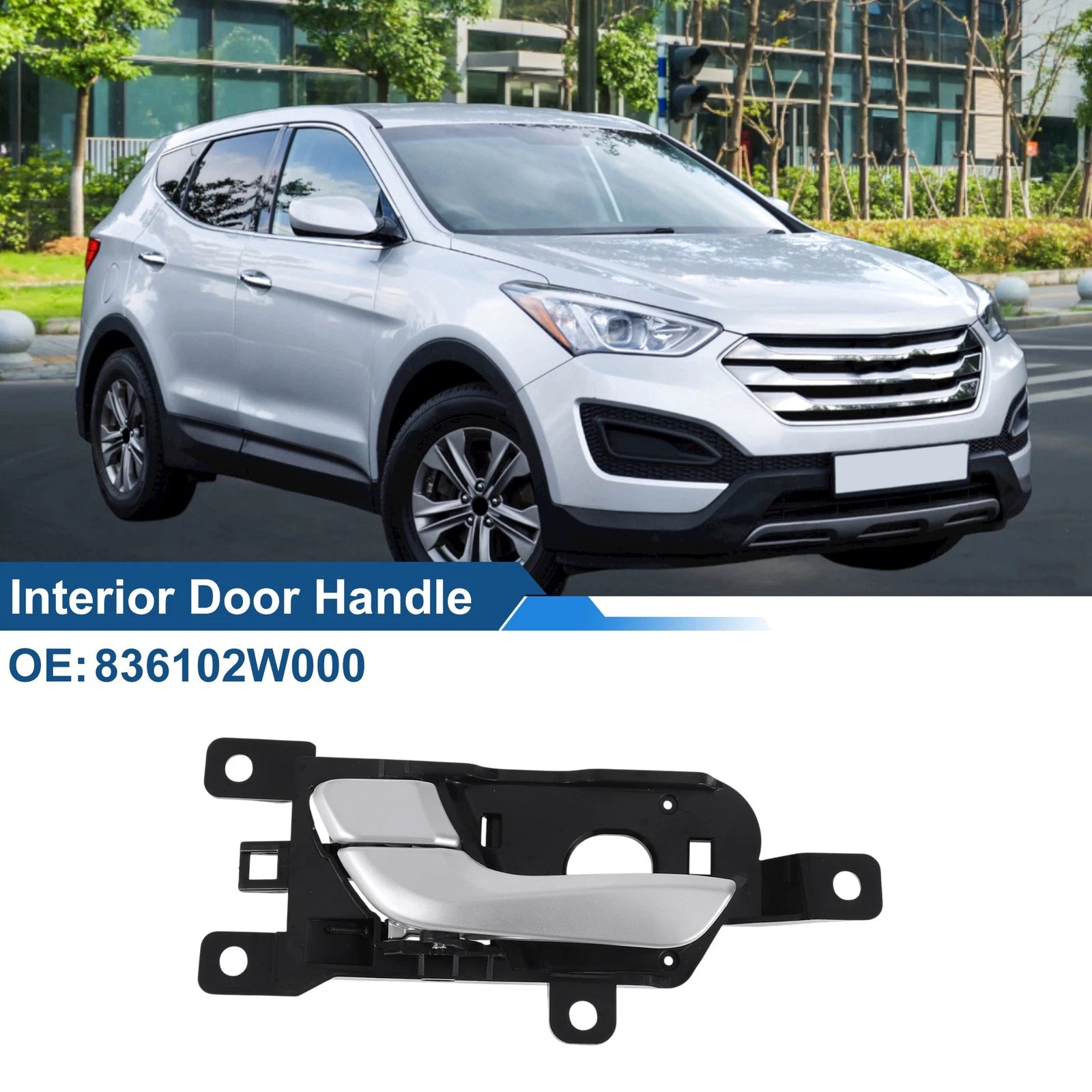 Rear Left Interior Door Handle for Hyundai Santa Fe (2001–2012)