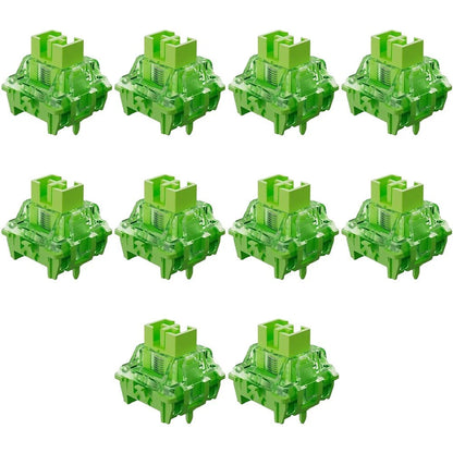 10 Green Dragon Linear Switches for Gaming Keyboards