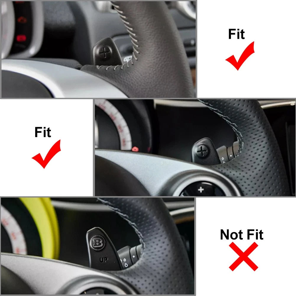 Steering Wheel Shift Paddle Extensions for Mercedes Benz Smart Fortwo (2007–2014)