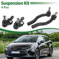 Front Suspension Kit Outer Tie Rod Ends Lower Ball Joint for Toyota Solara (2000–2008)