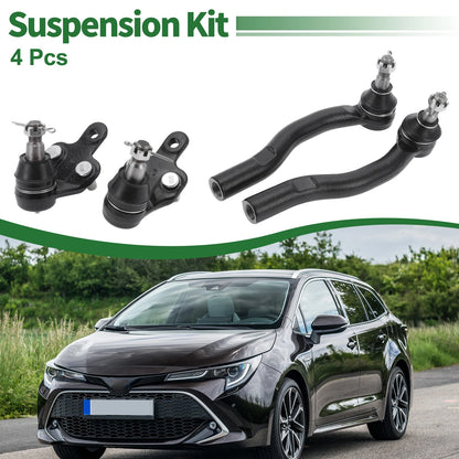Front Suspension Kit Outer Tie Rod Ends Lower Ball Joint for Toyota Solara (2000–2008)