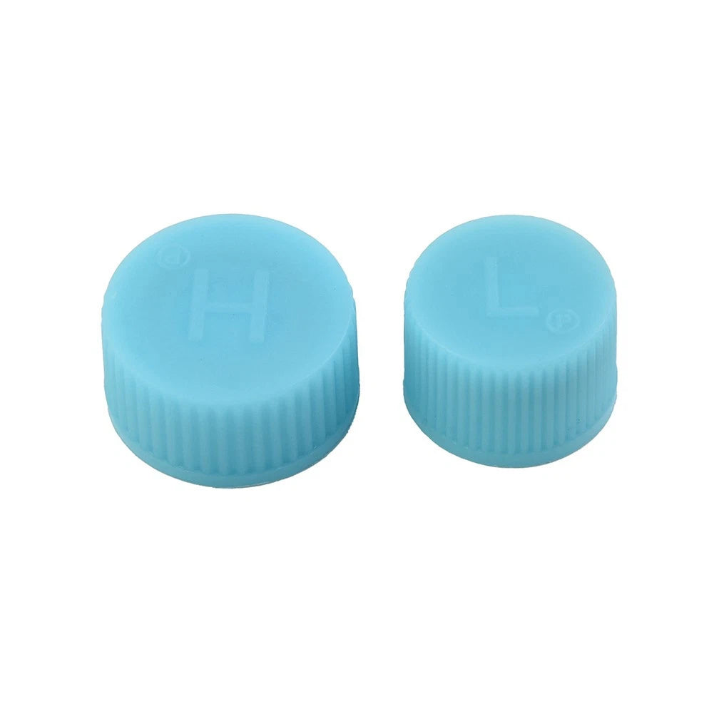 2X AC A/C System Valve Cap for
