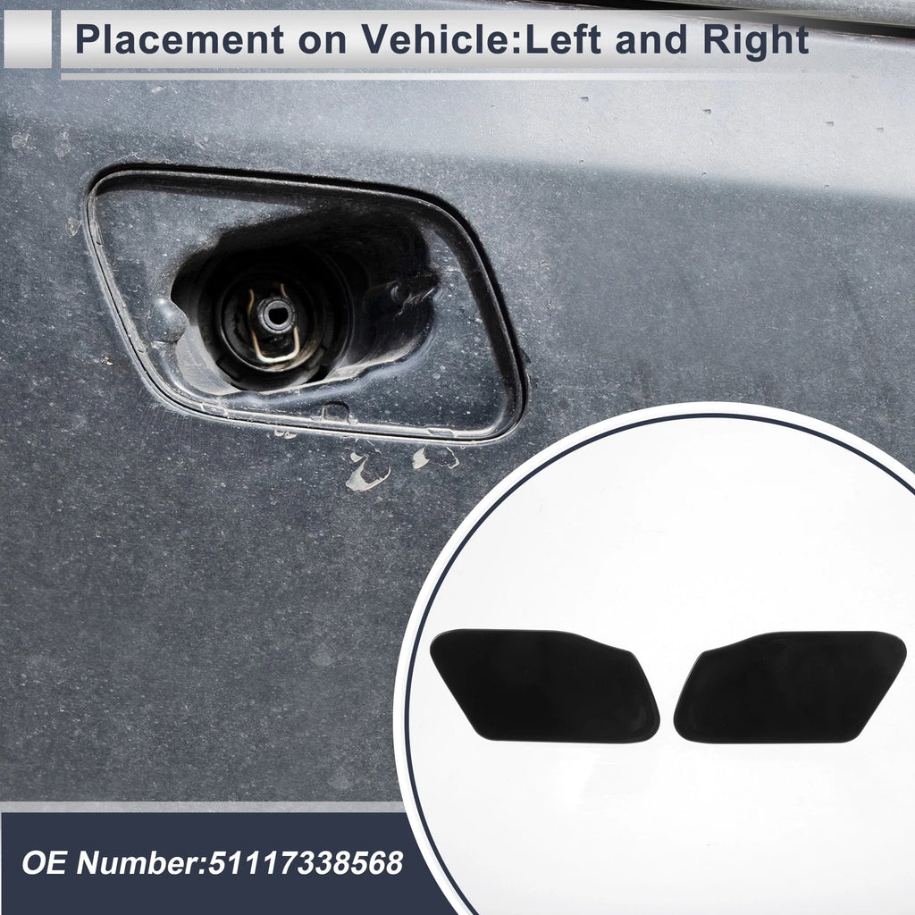 Washer Nozzle Cover Cap Front Left Right for BMW X3 (2011–2017)