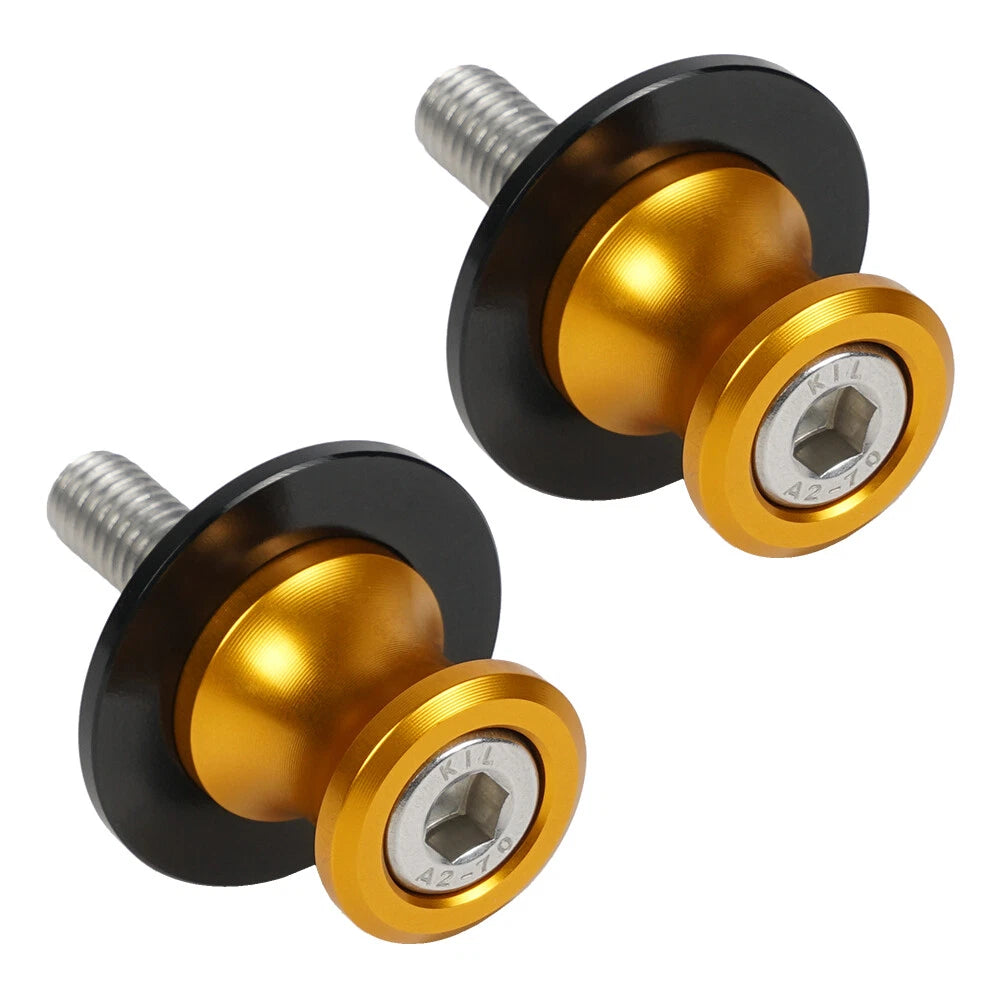 CNC Swingarm Spools Slider Stand Bobbins for Universal Motorcycle (6MM M6)