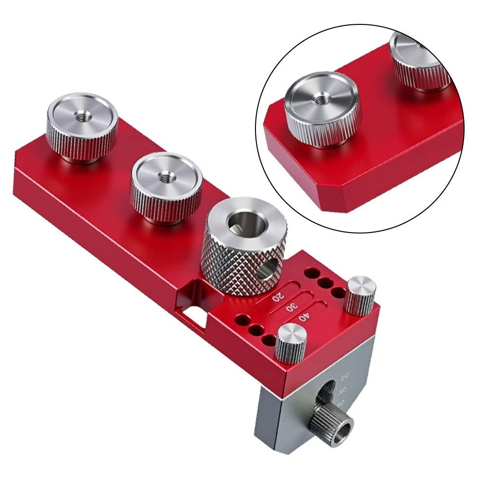 Anodized Aluminum Alloy Hole Locator for Accurate 25mm Center Drilling