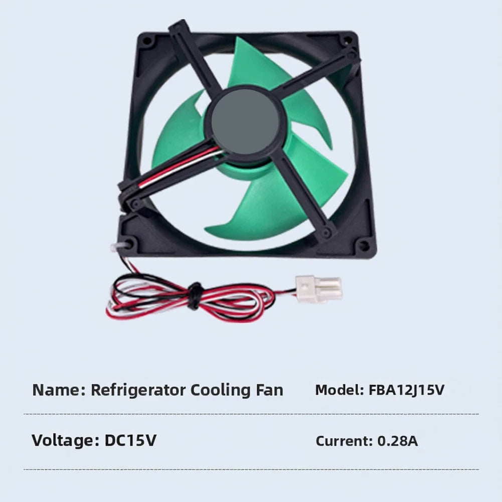 Refrigerator Evaporator Fan Motor FBA12J15V for DC 15V (0.28A)