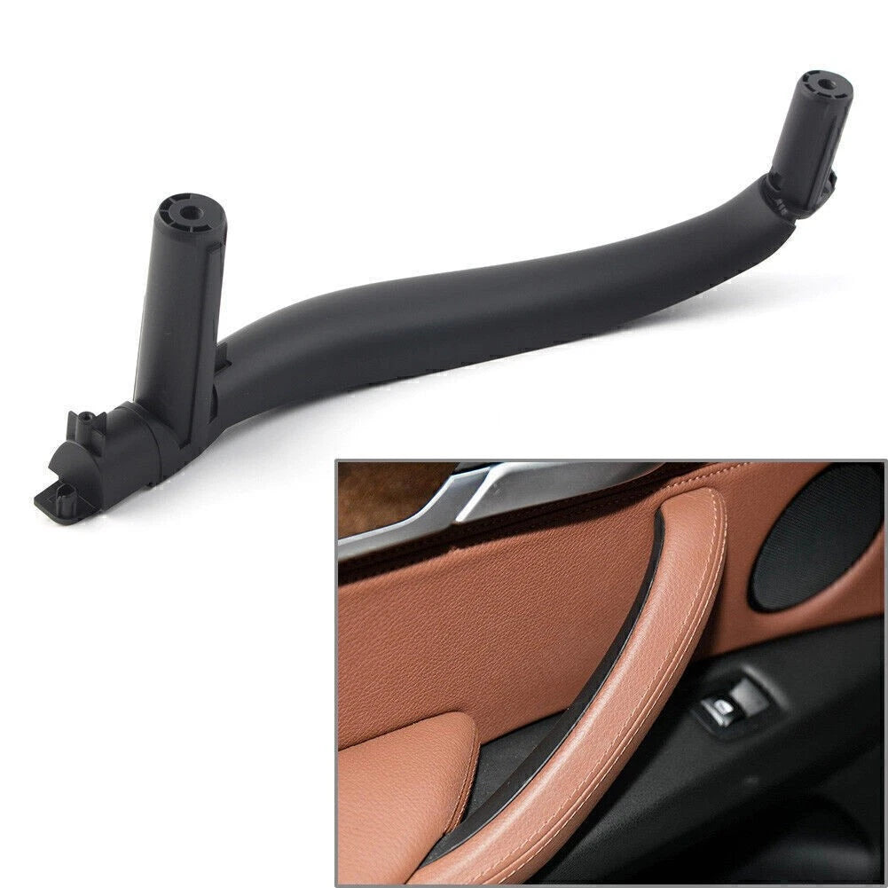 1 Pcs ABS Black Inner Door Pull Handle Trim for BMW X5 X6 (2014–2019)