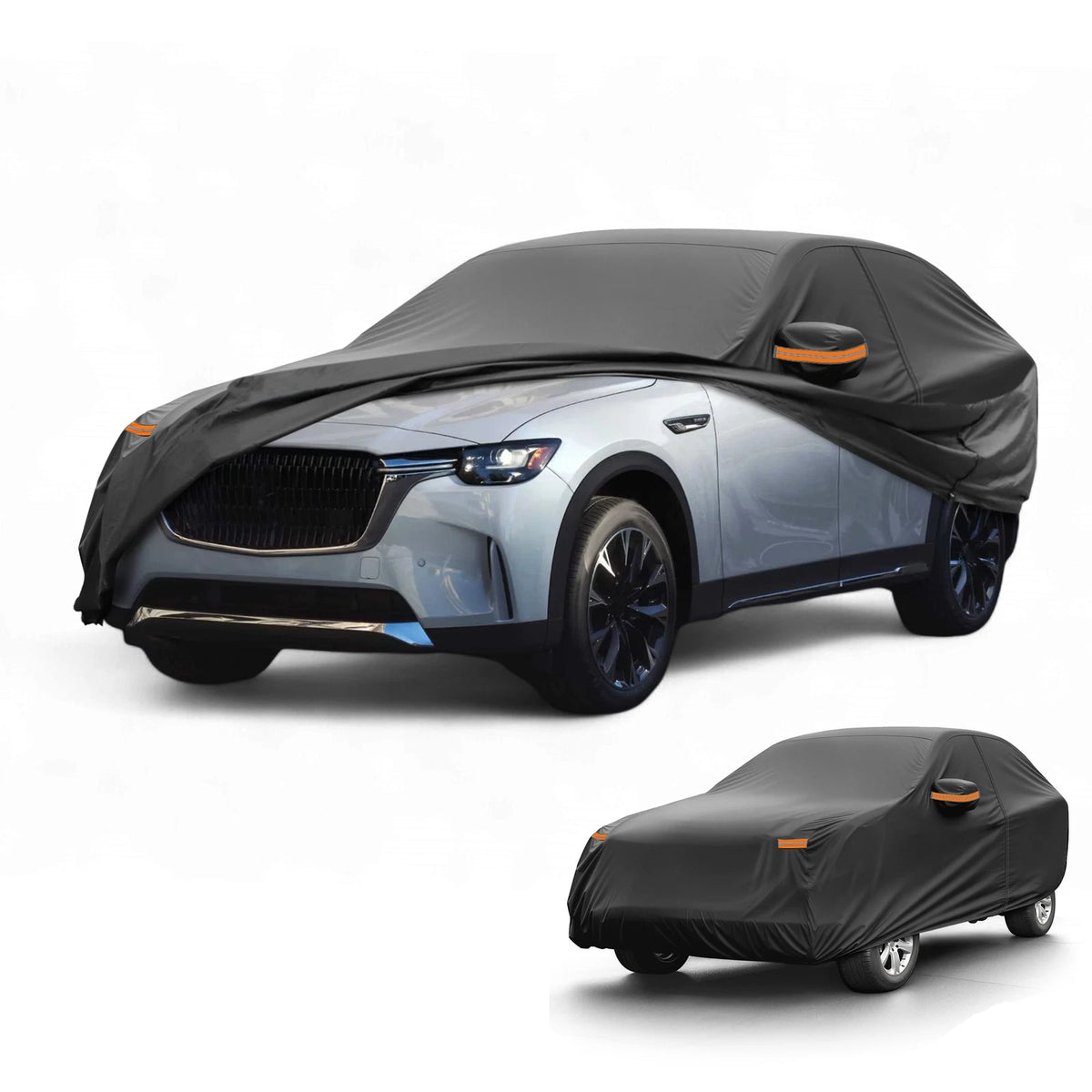 Waterproof Car Cover for Mazda CX-90 (2024–2024) 190T-PU with Zipper