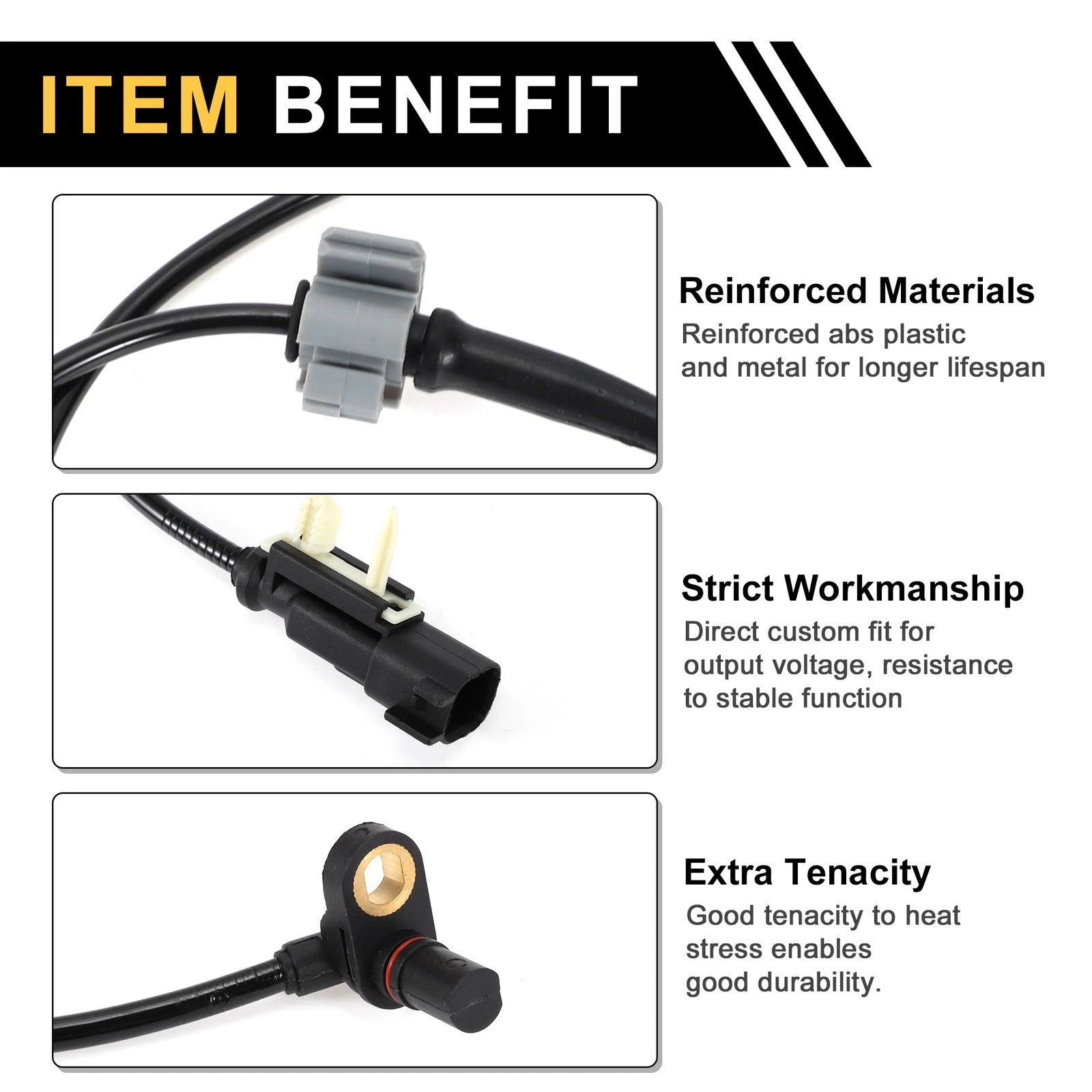 ABS Wheel Speed Sensor Replacement for Chevrolet Silverado 1500 Front Left (2007–2018)