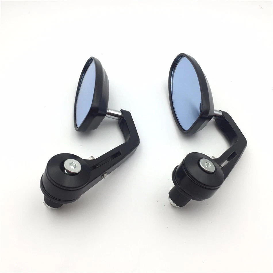 7/8" Handle Bar End Rearview Side Mirrors for Universal Motorcycle
