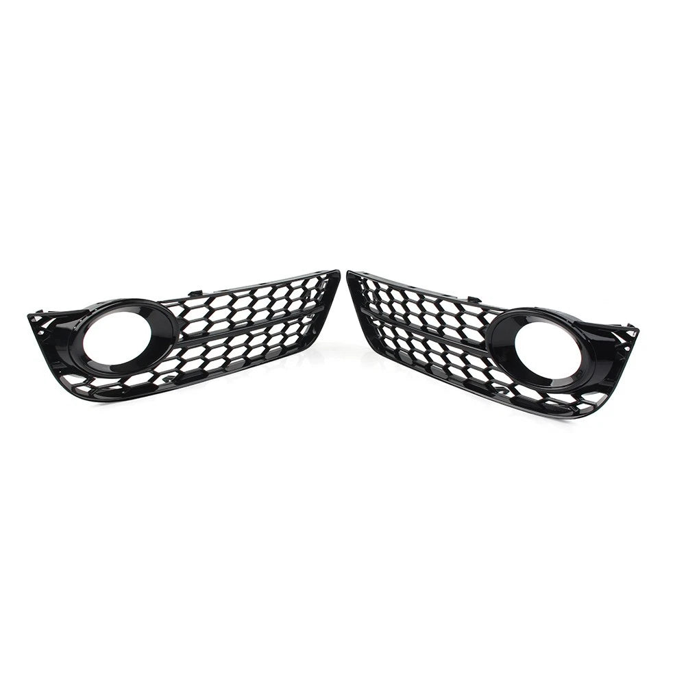 Fog Light Grille Cover for Audi A5 (2008–2011) - Honeycomb Mesh, Black