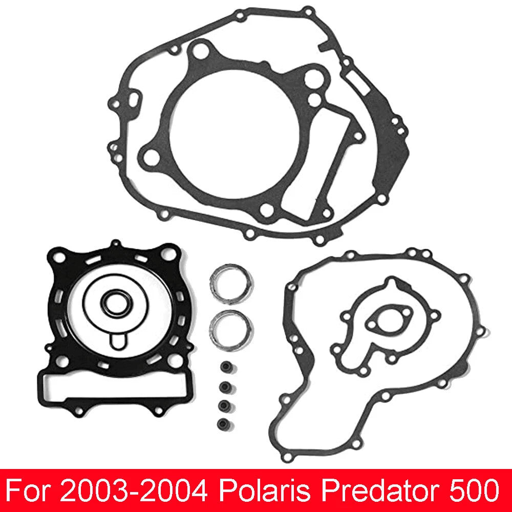 Complete Engine Gaskets Kit Sealing Set For Polaris Predator 500 2003 2004 ATV