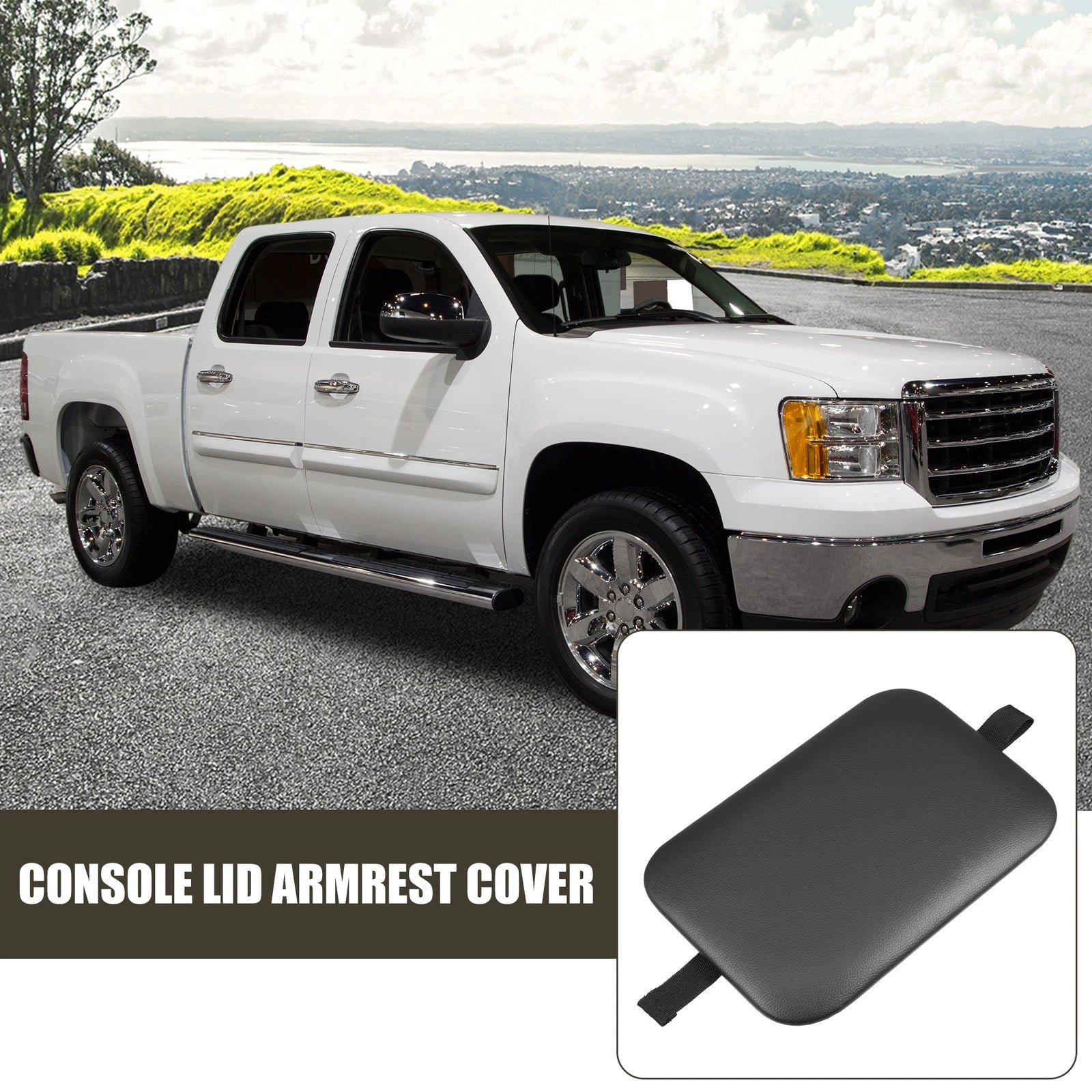 Center Console Lid Armrest Cover Replacement for Chevrolet Silverado (2014–2018)