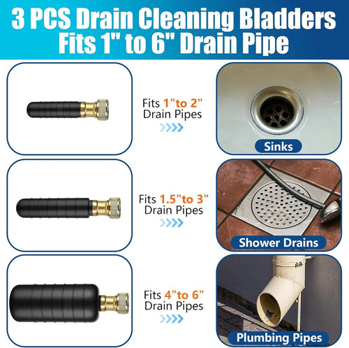 1"-6" Drain Blow Bag for Various Applications (Universal)
