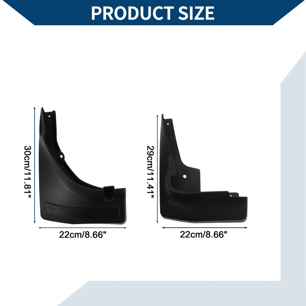 Mud Flaps Splash Guards 1 Set for Mercedes-Benz GLC (2014–2016)