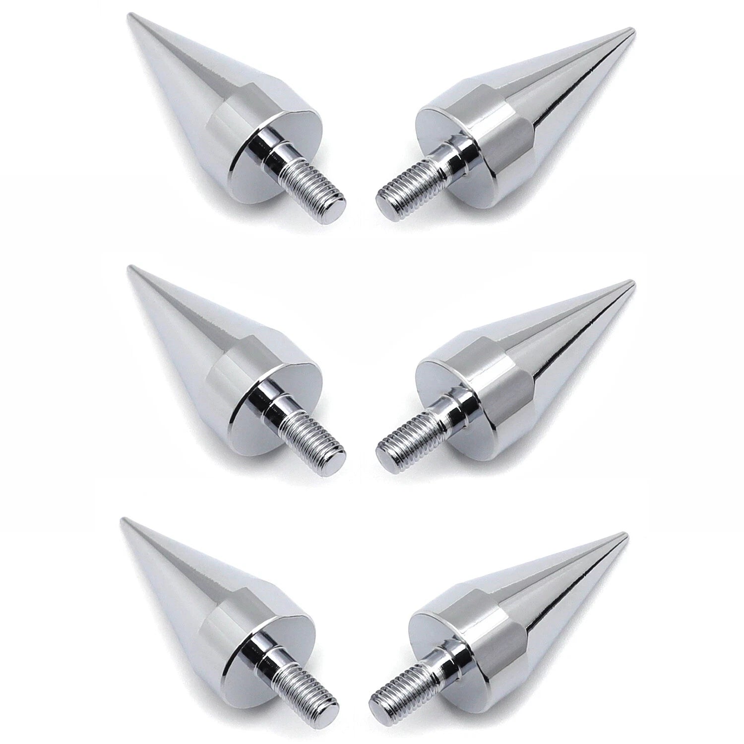 6PC Spike Bolt Set for Universal Motorcycle Windscreen Fairings