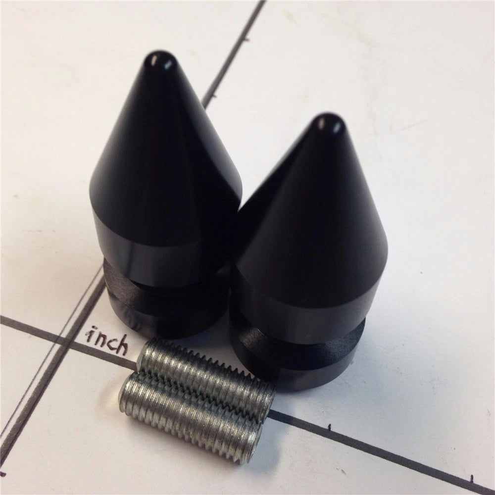 Black Spike Swingarm Spools 8mm for Honda CBR 1000RR (2004–2011)