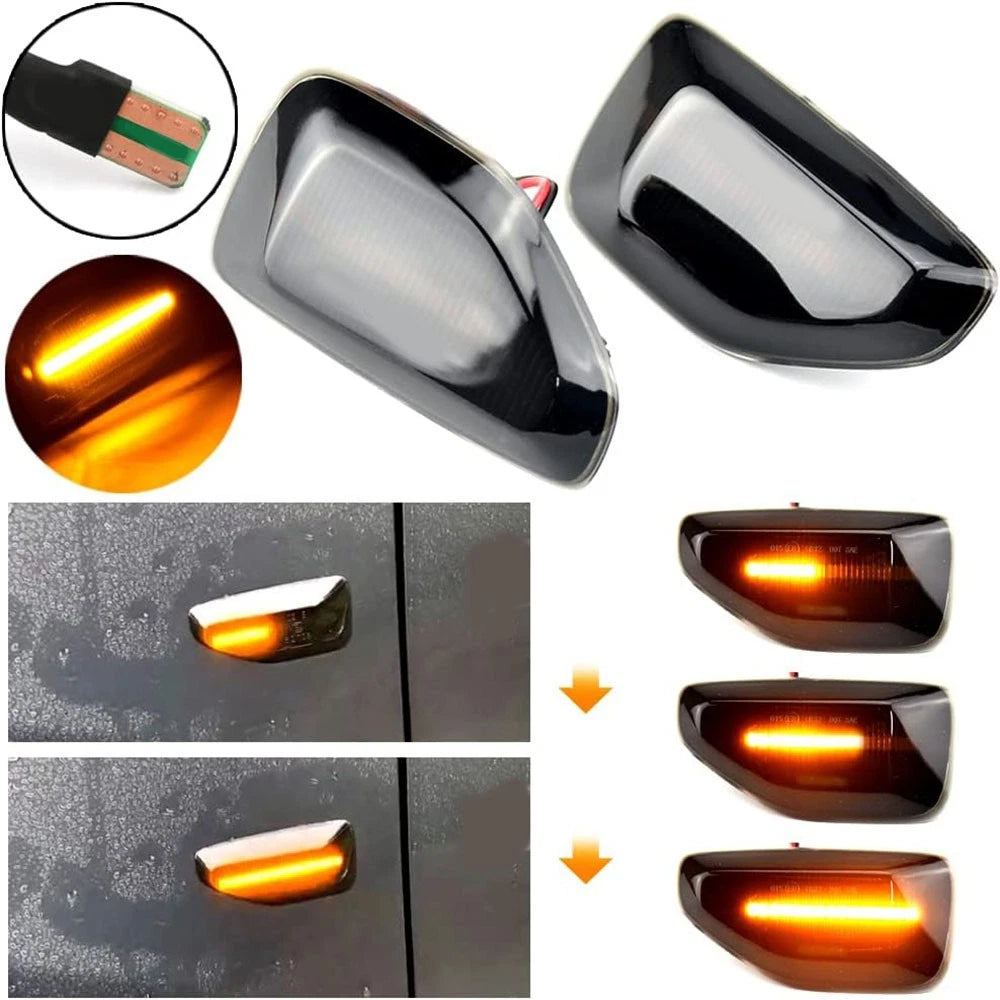 Pair L&R Side Marker Indicator Light Lamp For Dacia Sandero Logan Duster Renault