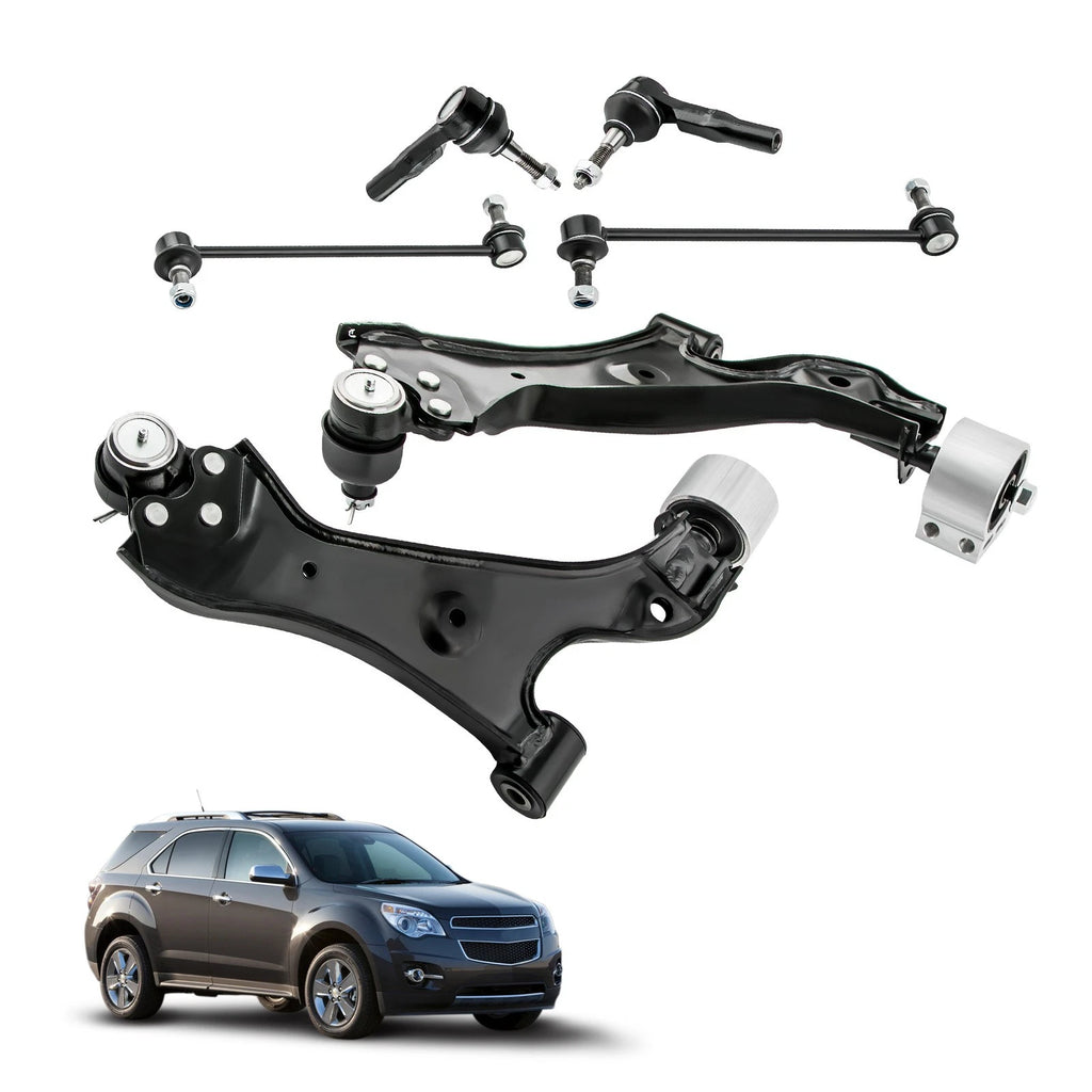 6PCS Front Lower Control Arm for GMC Terrain SLE FWD (2010–2017) CMS501117