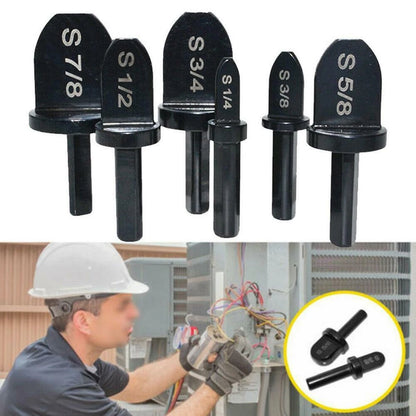 Set of 6 Air Conditioner Copper Tube Expander Swaging Tool Drill Bit