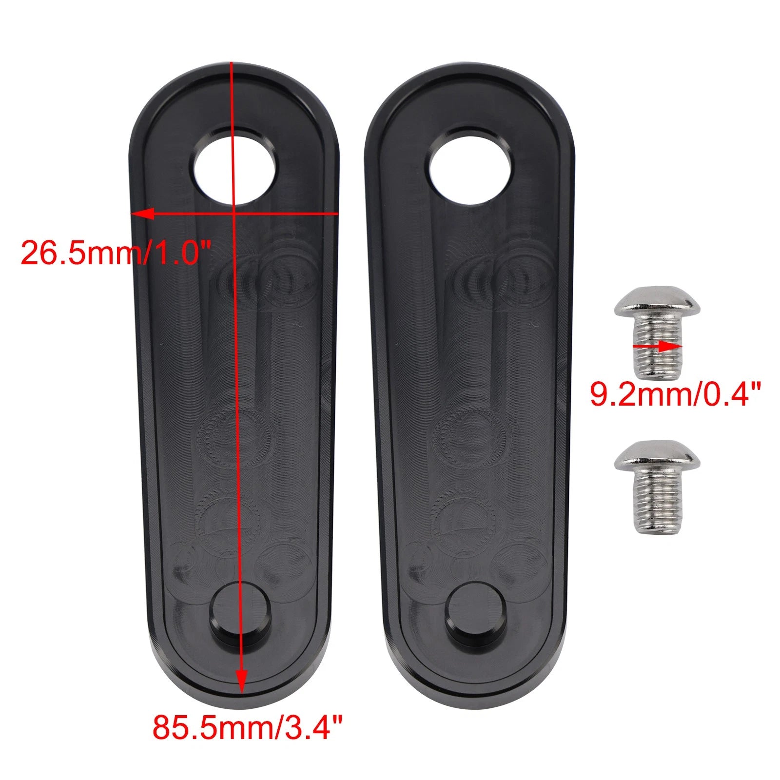 Rear Floorboard Foot Peg Frame Plates for Electra Glide, Road Glide (1993–2023)