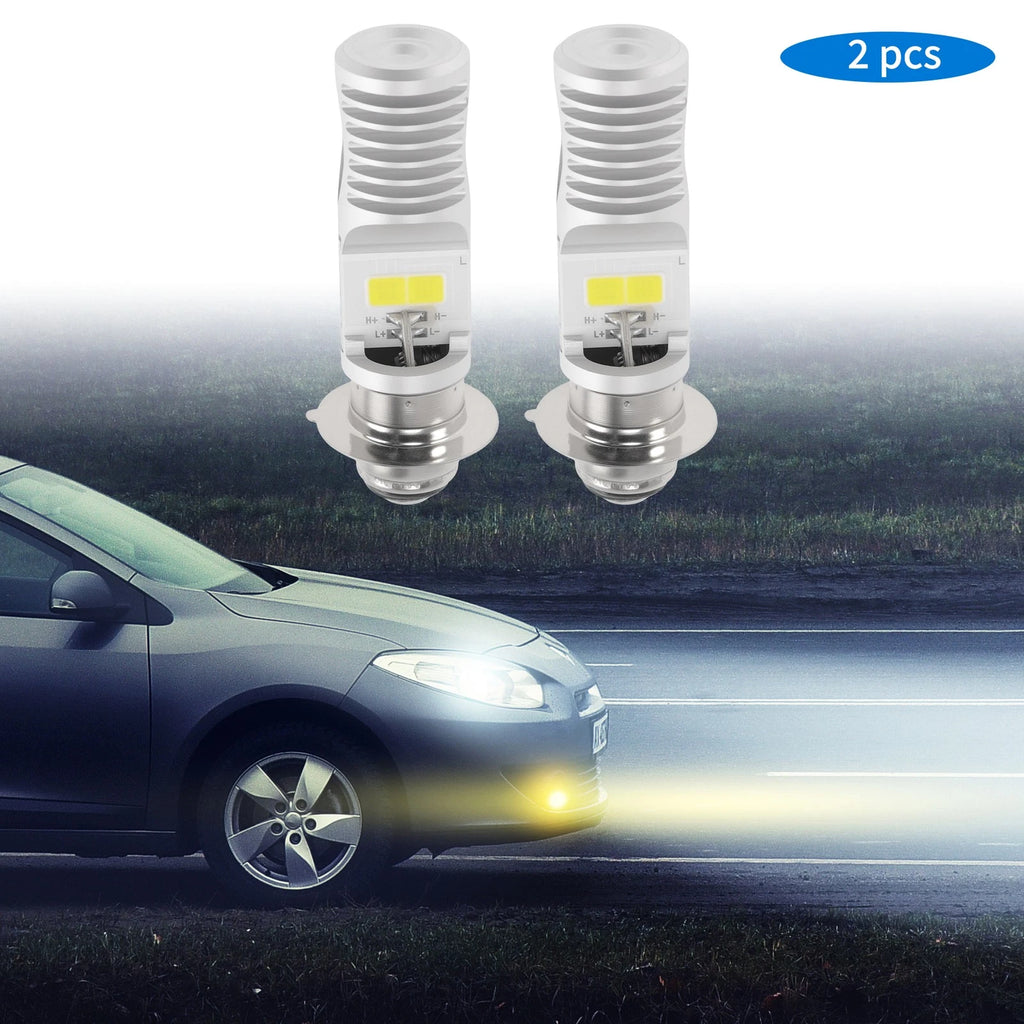 H6M LED Light Bulbs for Auto (1800lm, 6000K Cold White)