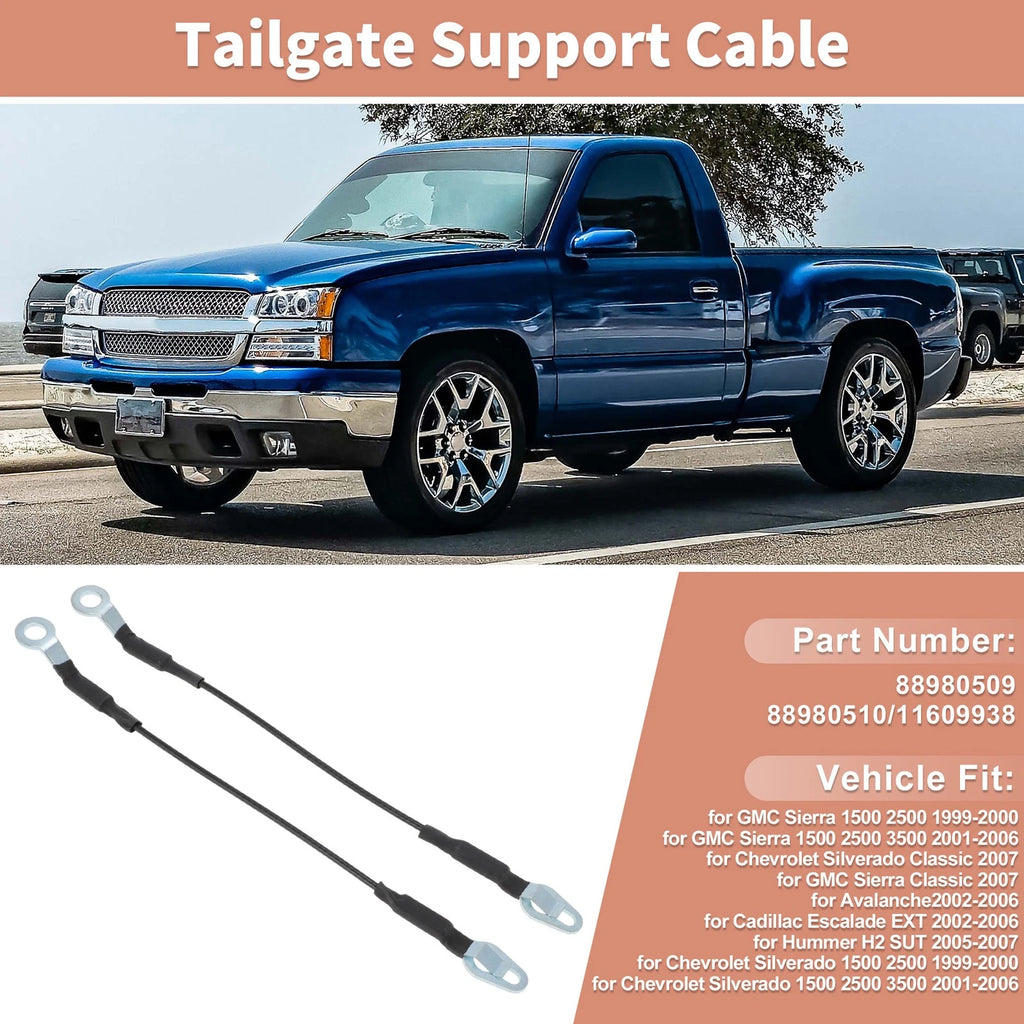 Tailgate Support Cable Replacement for Chevrolet Silverado (2014–2018)