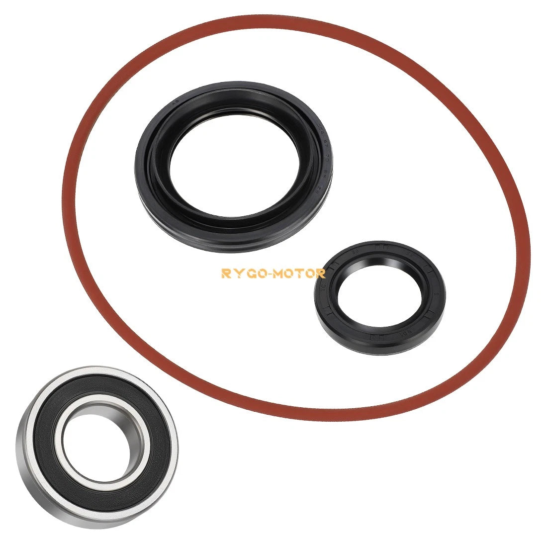 Rear Brake Drum Bearing Seals Kit for Yamaha Big Bear Bruin Grizzly (1990–2006)