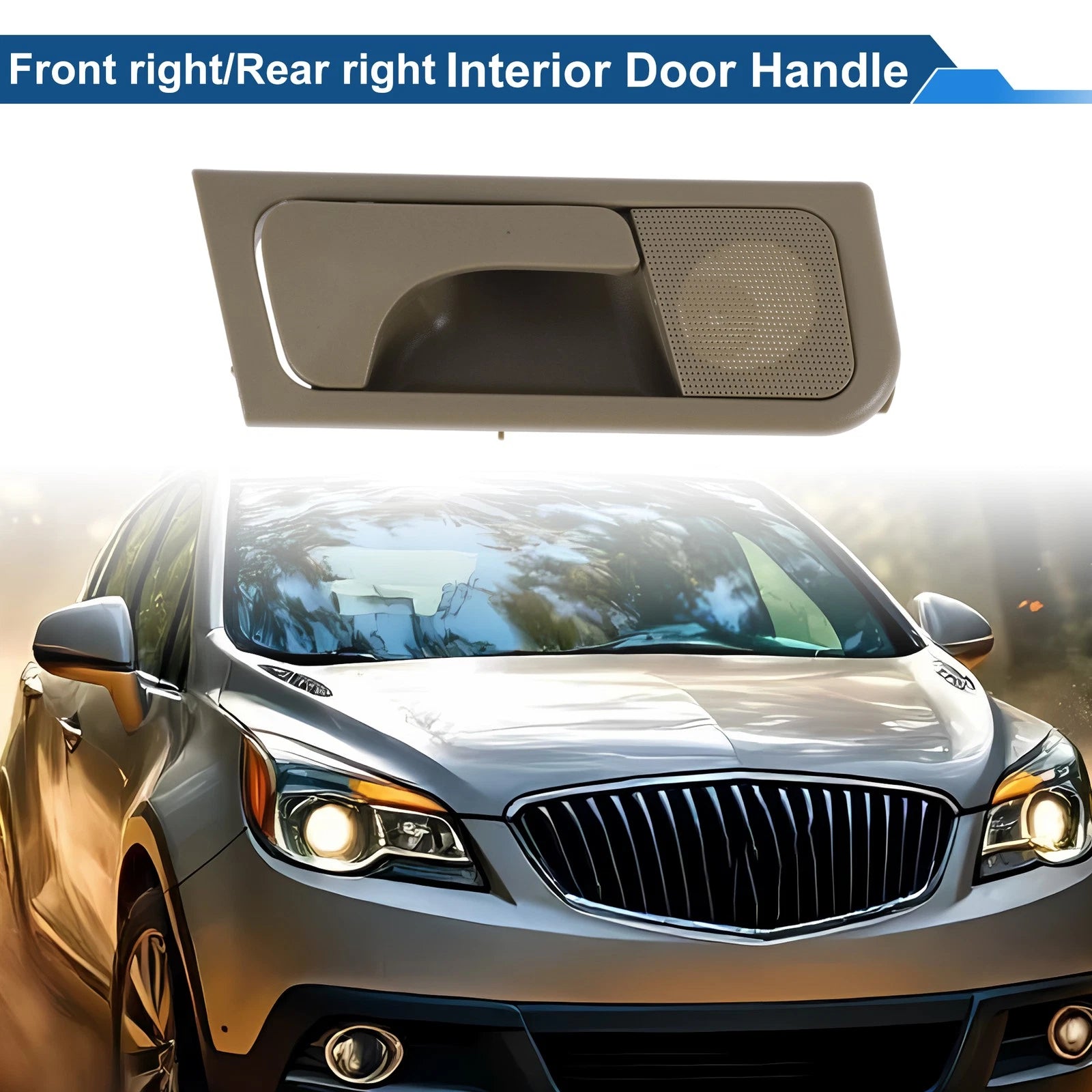 Front Driver Side Interior Door Handle for Buick Excelle (2003–2008) Beige