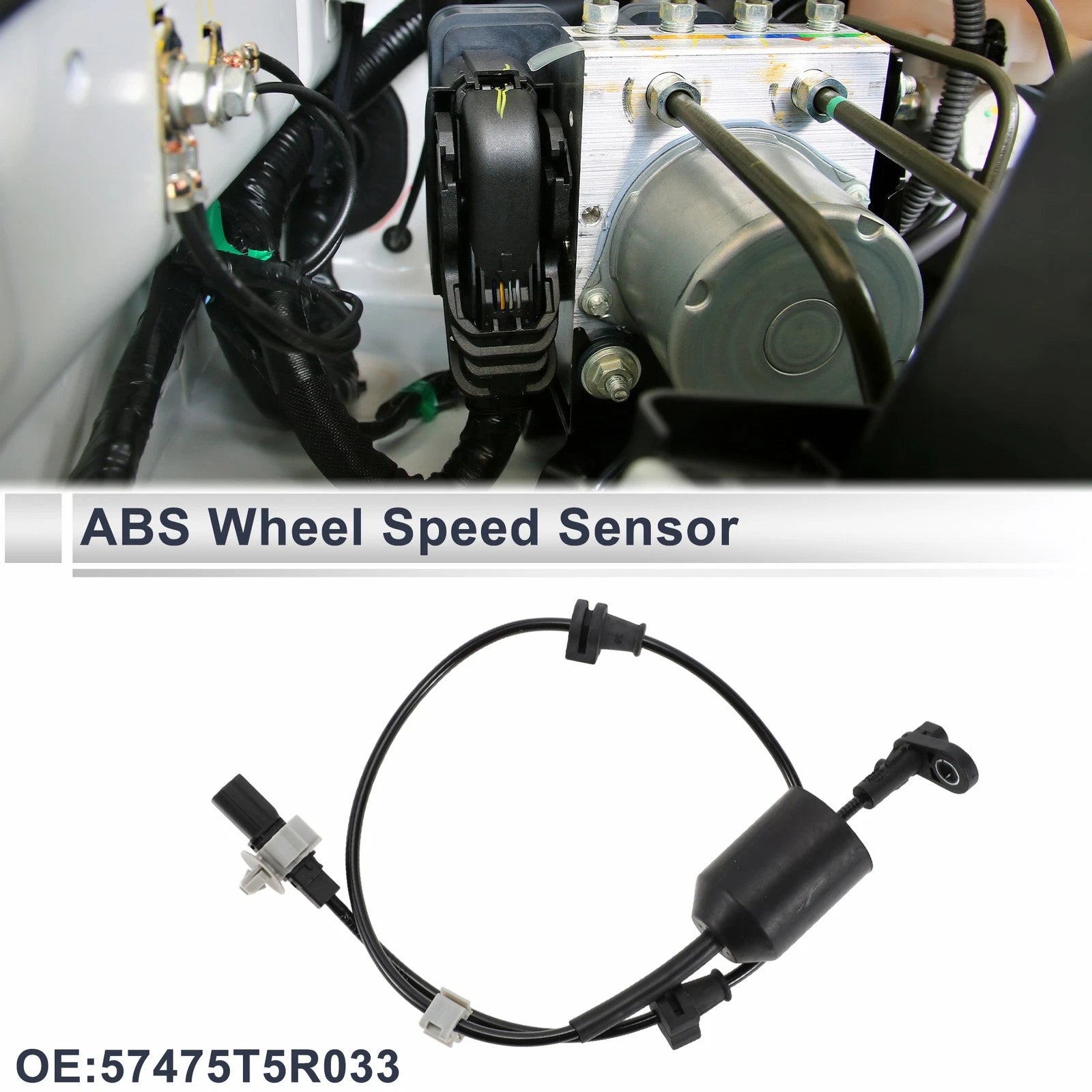 ABS Wheel Speed Sensor Replacement Rear Left for Honda Fit (2015–2020)
