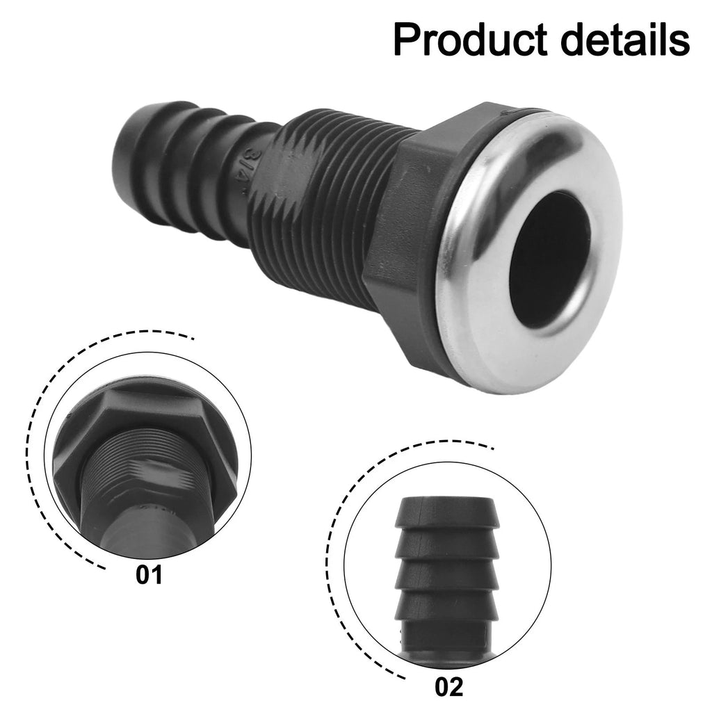 Thru Hull Fitting for Yachts, Trucks, Boats