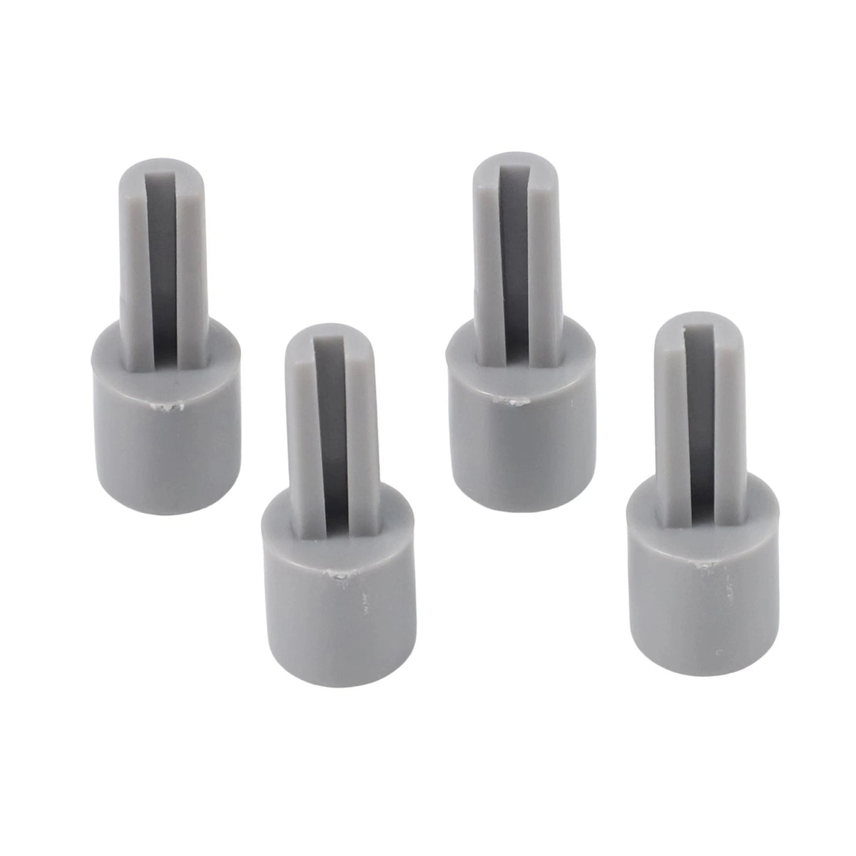 4PCS Mixer Potentiometer Knobs with 6mm Half Hole - Grey