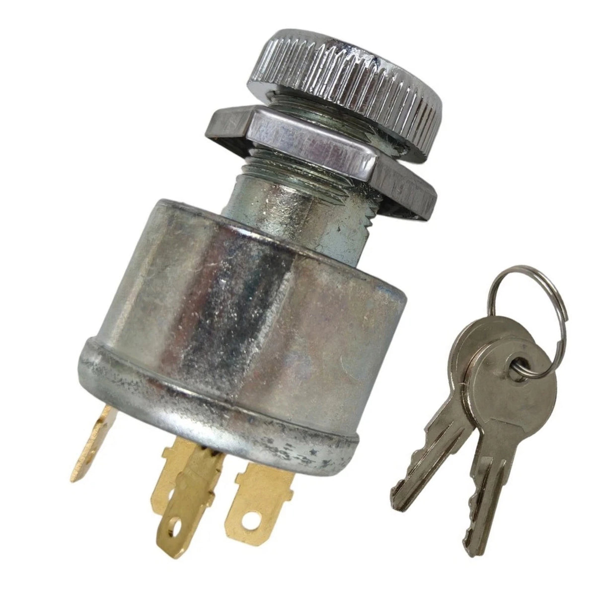Ignition Switch for EZGO Golf Cart (1981–Present) 33639-G01, 4 Terminal w/ Keys