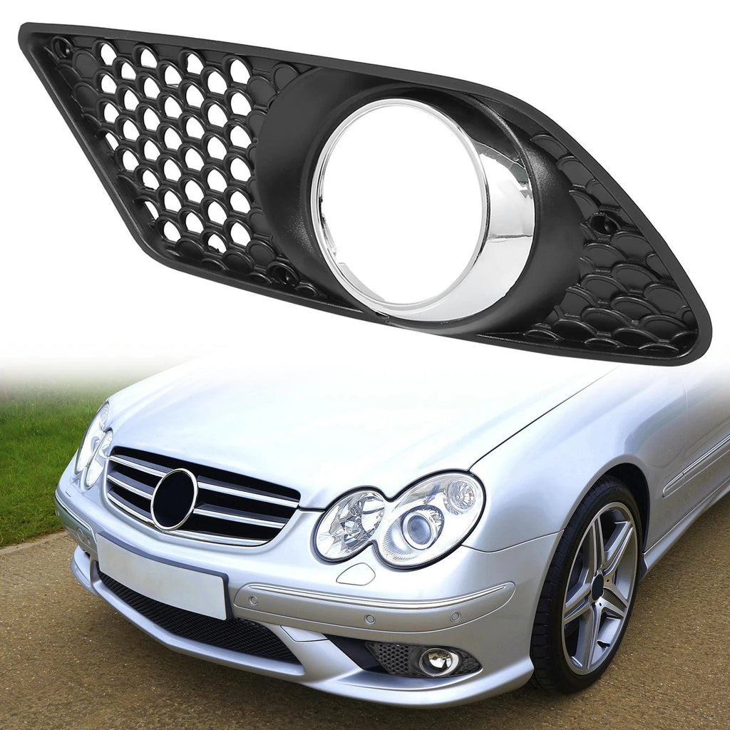 Left Side Fog Light Grille Cover Replacement for Mercedes-Benz C300 (2008–2014)