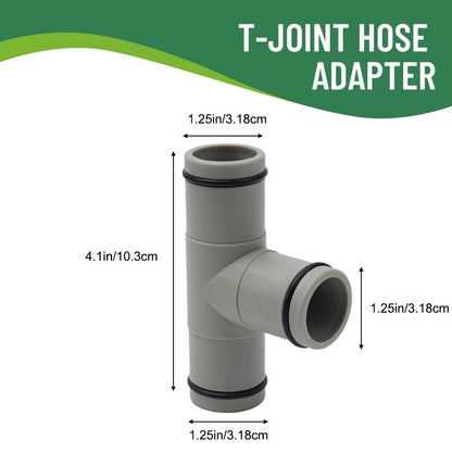 1.25in Hose Connector Tee Adapter for Food Grade Applications