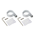 2X 1 1/4" 32mm Chrome Handlebar Mounts Clamp for Harley (Universal)