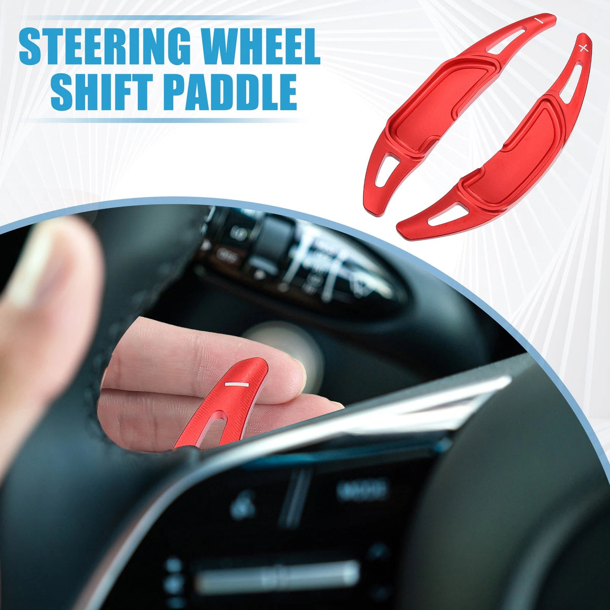 Steering Wheel Shift Paddle for Mercedes-Benz GLB35 for AMG 2021–2024 (Set of 2)
