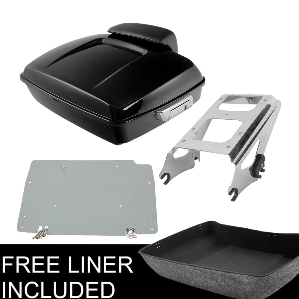Trunk Pad Mount Rack Plate for Harley Touring Road Glide (2009–2013)